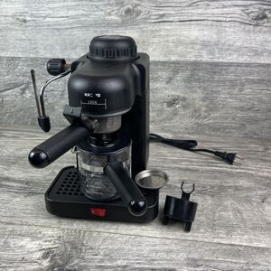 Krups 963B Espresso Mini 4-Cup Cappuccino Machine Black Swiss Made Tested Works